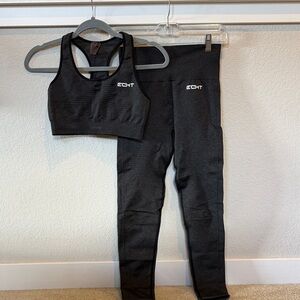 ECHT Charcoal Activewear Set